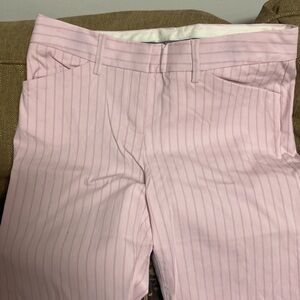 Express pinstripe pink pants